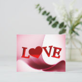 Liebe Postkarte (Stehend Vorderseite)