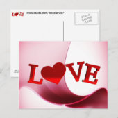 Liebe Postkarte (Vorne/Hinten)