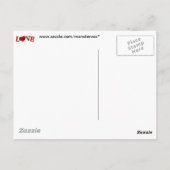 Liebe Postkarte (Rückseite)