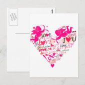 Liebe Postkarte (Vorne/Hinten)