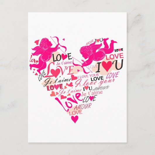 Liebe Postkarte (Vorderseite)