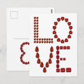 Liebe Postkarte (Vorne/Hinten)