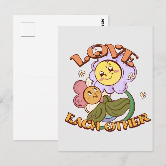 Liebe Postkarte (Vorne/Hinten)