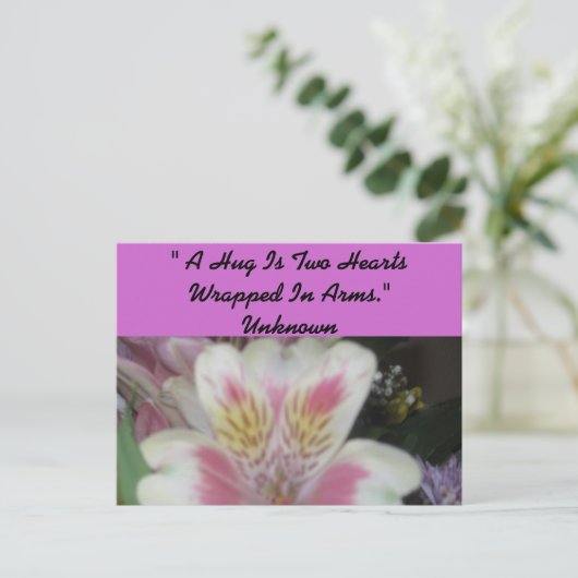 LIEBE POSTKARTE (Stehend Vorderseite)