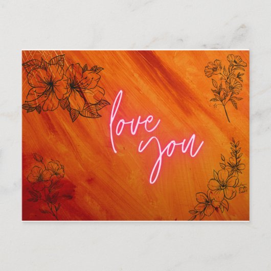 Liebe Postkarte (Vorderseite)