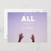 Liebe Postkarte (Vorne/Hinten)