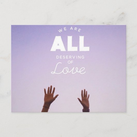 Liebe Postkarte (Vorderseite)