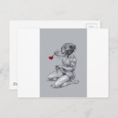 Liebe Postkarte (Vorne/Hinten)