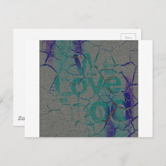 Liebe Postkarte (Vorne/Hinten)