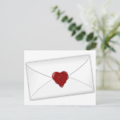 Liebe Postkarte (Stehend Vorderseite)