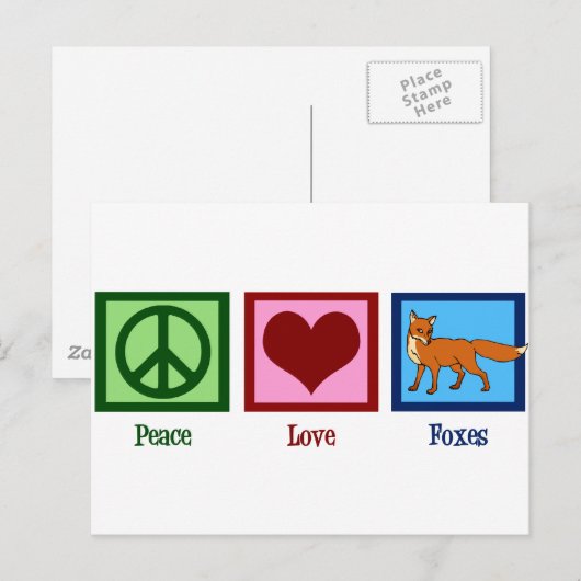 Liebe Postkarte (Vorne/Hinten)