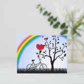 Liebe Postkarte (Stehend Vorderseite)