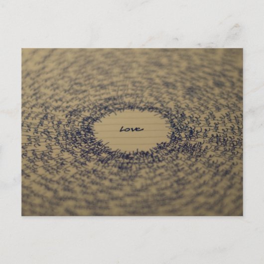 Liebe Postkarte (Vorderseite)