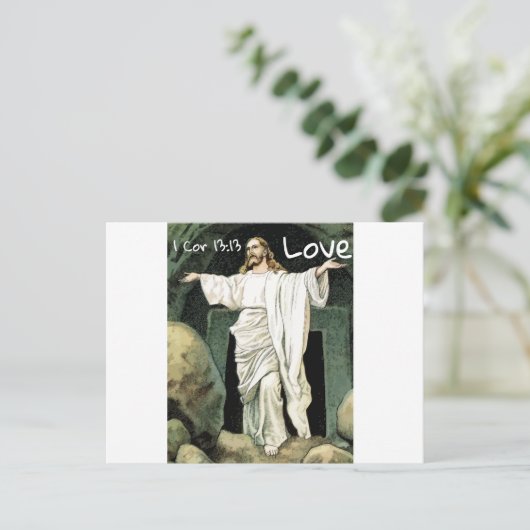 Liebe Postkarte (Stehend Vorderseite)