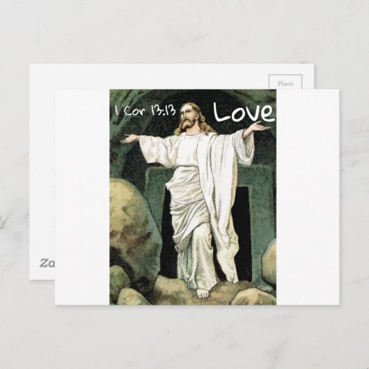 Liebe Postkarte (Vorne/Hinten)