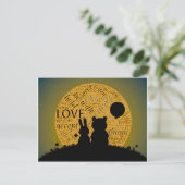 Liebe Postkarte (Stehend Vorderseite)