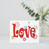 Liebe Postkarte (Stehend Vorderseite)