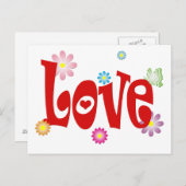 Liebe Postkarte (Vorne/Hinten)