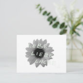 liebe postkarte (Stehend Vorderseite)