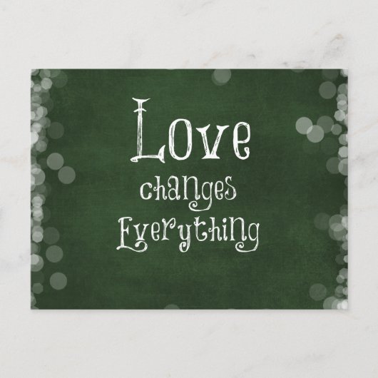 Liebe Postkarte (Vorderseite)