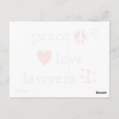 Liebe Postkarte (Rückseite)