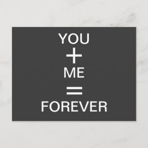 Liebe Postkarte in Schwarzweiß