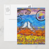 Liebe-Postkarte Postkarte (Vorne/Hinten)