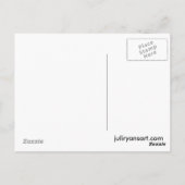 Liebe-Postkarte Postkarte (Rückseite)
