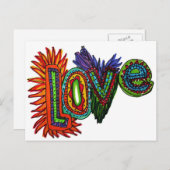 Liebe Postkarte:. Postkarte (Vorne/Hinten)