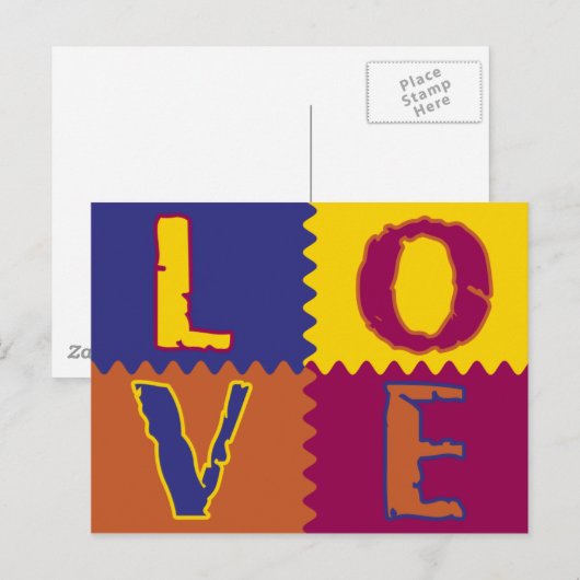 Liebe Postkarte Serie 2 (Vorne/Hinten)