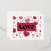 Liebe Postkarten (Vorderseite/Rückseite)