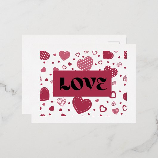 Liebe Postkarten (Vorderseite/Rückseite)