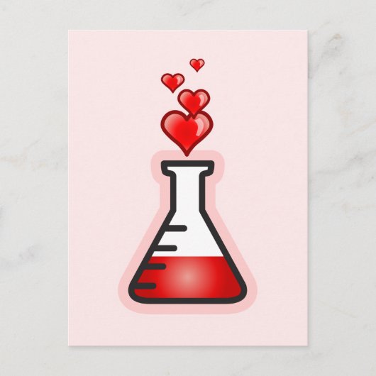 Liebe Potion Chemistry, Science of Health Postkarte (Vorderseite)
