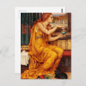 Liebe Potion - Evelyn De Morgan Gemälde Postkarte (Vorne/Hinten)