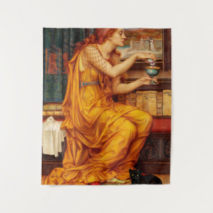 Liebe Potion - Evelyn De Morgan Gemälde Wandteppich
