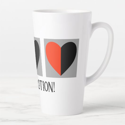 Liebe Potion Keramik Latte Tasse (Rechts)