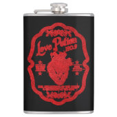 Liebe Potion Nr. 9 Roter Glitzer Flachmann (Vorderseite)
