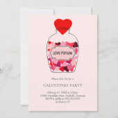 Liebe Potion Valentinstag Galentine Party Einladung (Vorderseite)