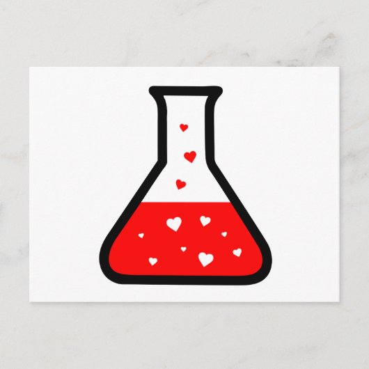 Liebe Potion (Wissenschaft) Postkarte (Vorderseite)