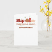 Liebe Pottery Slip Happens Karte (Gelbe Blume)
