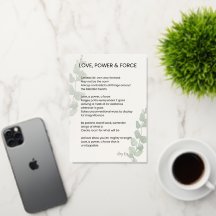 Liebe, Power, Kraft Gedichte
