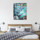 Liebe Prag Mauer Graffiti Street Art, urbanes real Leinwanddruck (Insitu (Schlafzimmer))