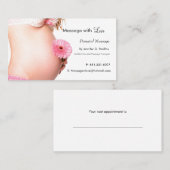 Liebe, Pränatale Massage Terminkarte (Vorne/Hinten)