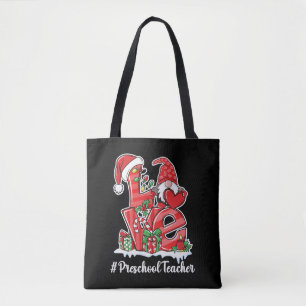 Liebe Preschool Lehrer Gnome Weihnachts Pajamas Tasche