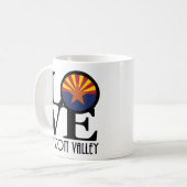 LIEBE Prescott Valley 11oz Kaffeetasse (Vorderseite Links)