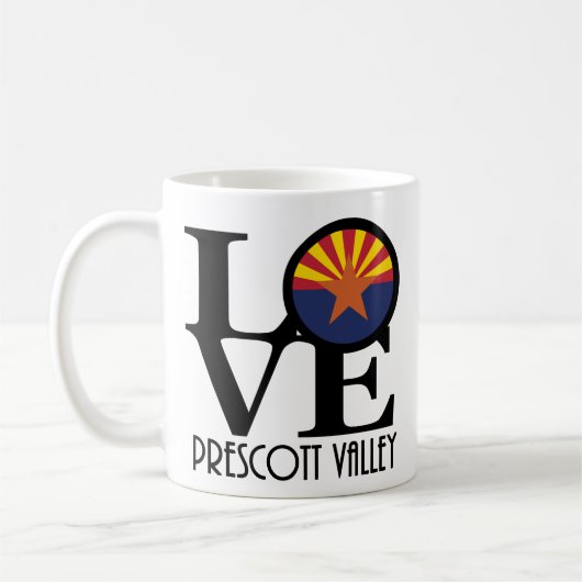 LIEBE Prescott Valley 11oz Kaffeetasse (Links)