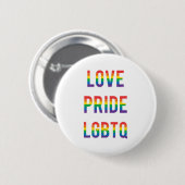 Liebe Pride LGBTQ Button (Vorne & Hinten)