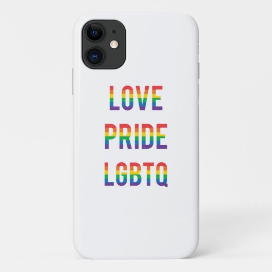 Liebe Pride LGBTQ Case-Mate iPhone Hülle (Rückseite)