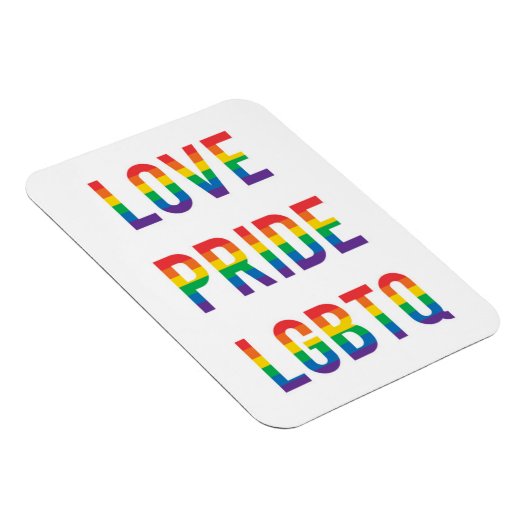 Liebe Pride LGBTQ Magnet (Rechte Seite)