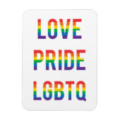 Liebe Pride LGBTQ Magnet (Vertikal)